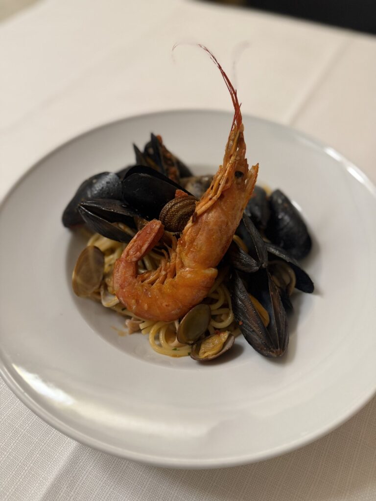 Spaghetti allo scoglio – Ristorante Parc Hotel, Poppi