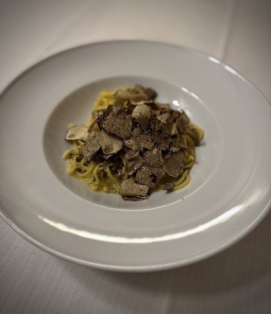 Tagliolini al tartufo nero estivo – Ristorante Parc Hotel, Poppi